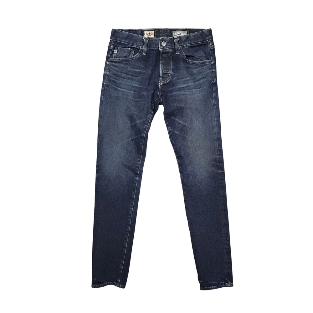 AG Adriano Goldschmied Slim Straight Kurabo‎ Denim Japanese Selvage Jeans 30x33